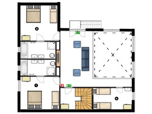 Plattegrond CDXL +1 niveau