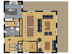 Plattegrond CDXL straatniveau